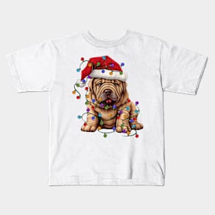 Christmas Puppy Kids T-Shirt